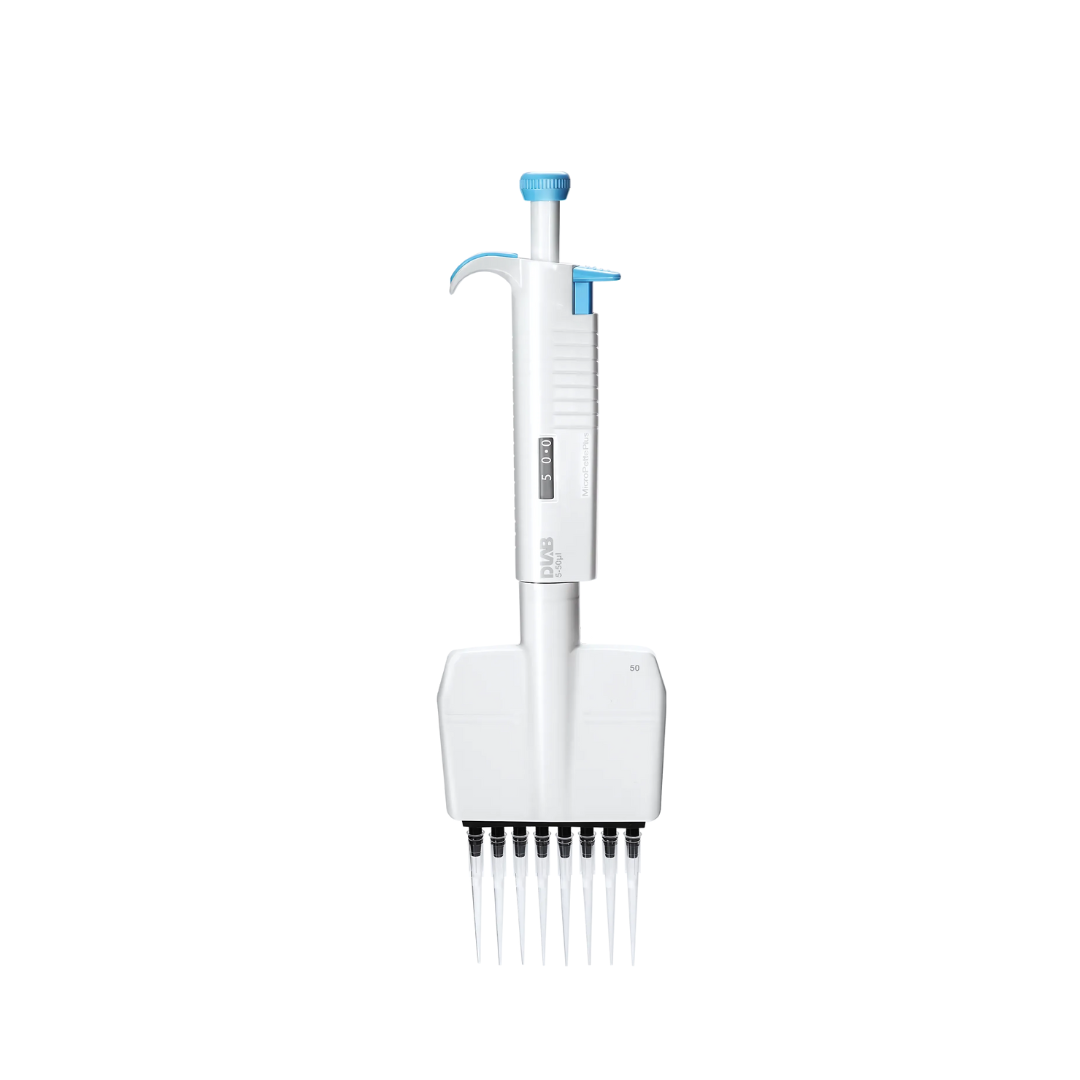 DLAB MicroPette Plus 8-channel Adjustable Volume Mechanical Pipettes(magnetic suction model)