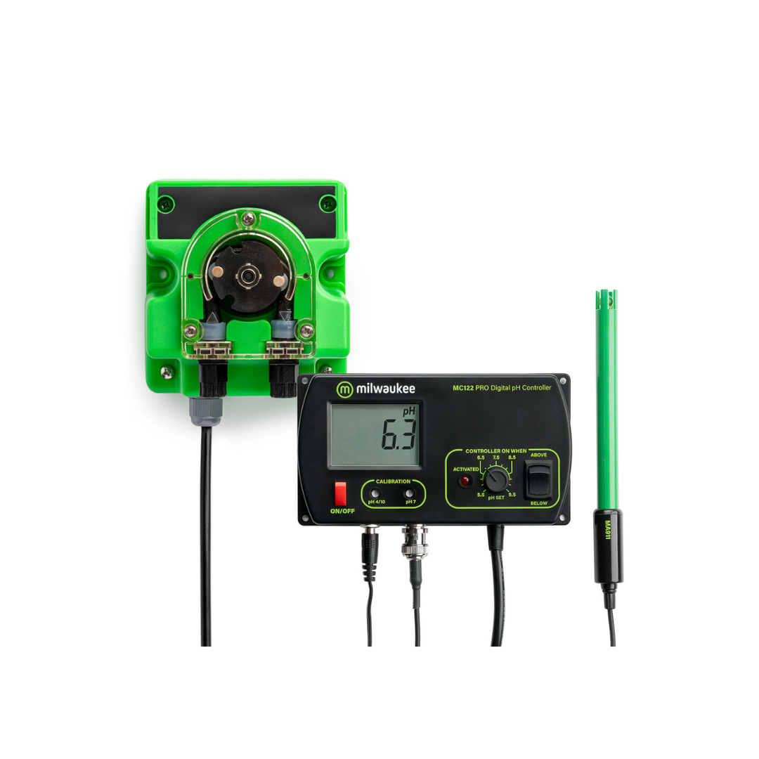 Milwaukee MC720 PRO pH Controller & Doser – Automated pH Regulation with Peristaltic Pump