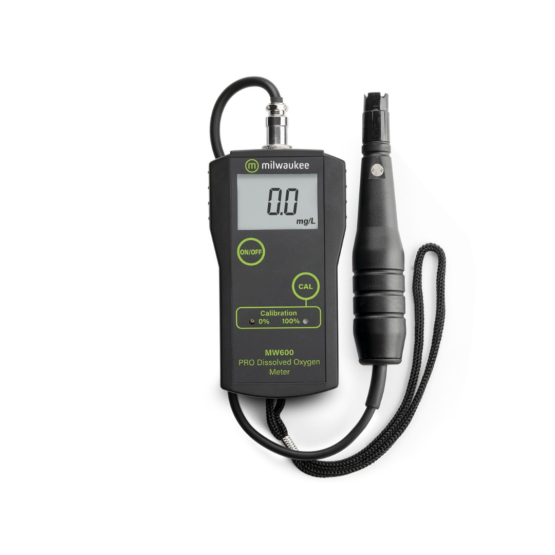 Milwaukee MW600 PRO Portable Dissolved Oxygen Meter – Polarographic Probe