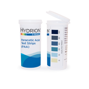 Hydrion PAA-160 Peracetik Acid Test Paper 0-160 PPM