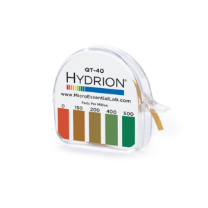 Hydrion QT-40 Quat Test Paper Dispenser 0-500 ppm